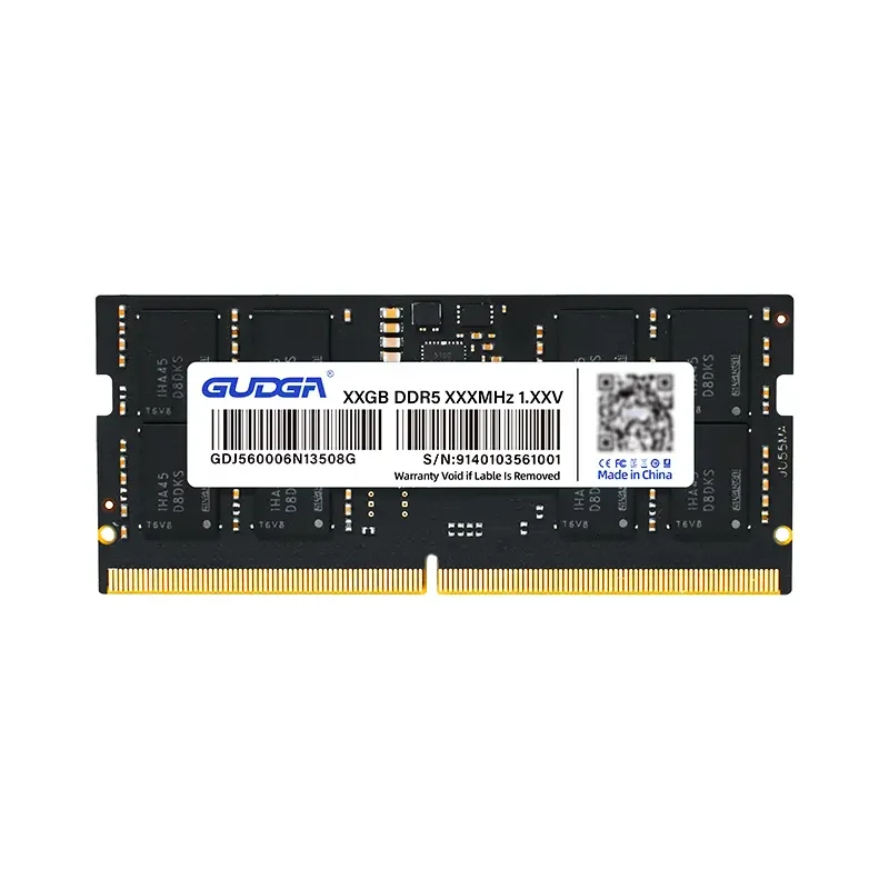 DDR5 SODIMM RAM 5600MHz 6000MHz Bertsio memoria ordenagailu eramangarrirako